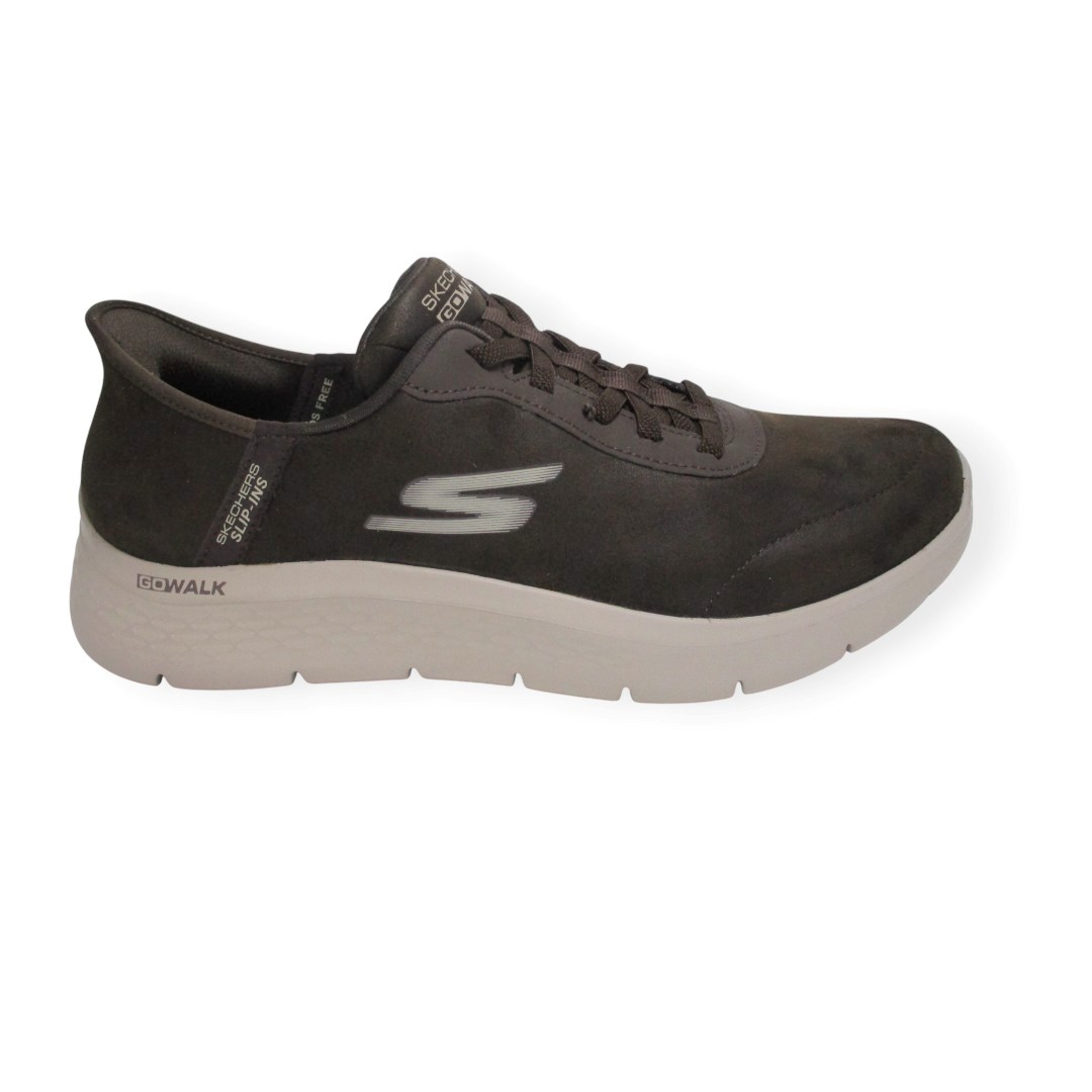 SKECHERS 216326 BRN SLIP IN GO WALK SMOOT  MOTION