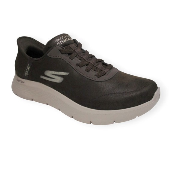 SKECHERS 216326 BRN SLIP IN GO WALK SMOOT  MOTION