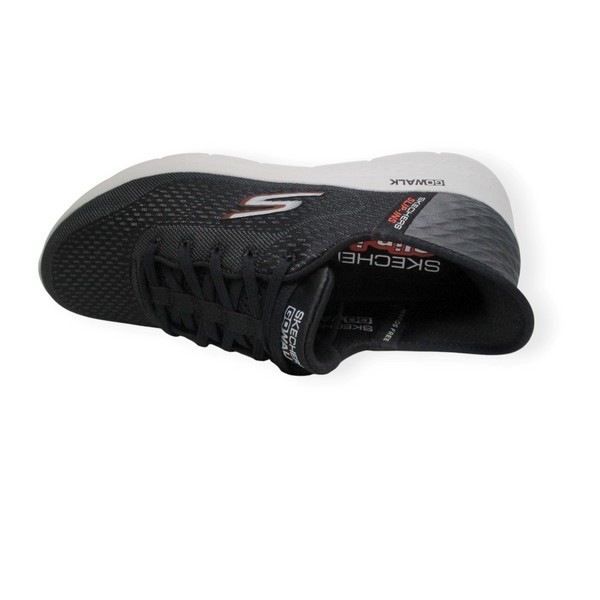 SKECHERS 216505 BKOR SLIP IN GO WALK FLEX