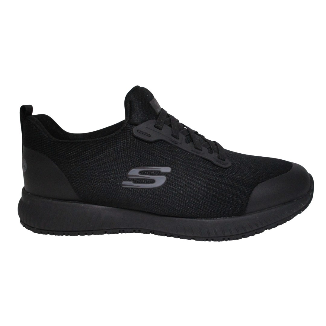 SKECHERS 200051EC BLK WORK SQUAD SR MYTON SLIP IN