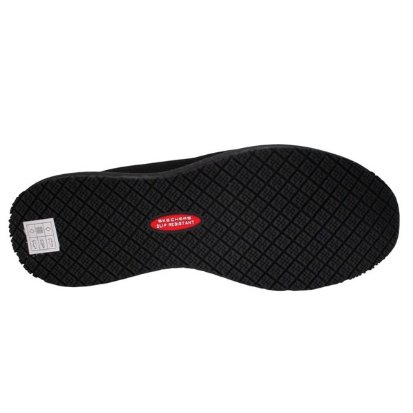 SKECHERS 200051EC BLK WORK SQUAD SR MYTON SLIP IN 6