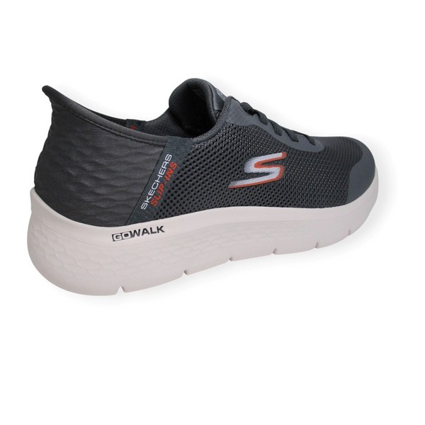 SKECHERS 216234 WW GRY GO WALK FLEX SLIP IN