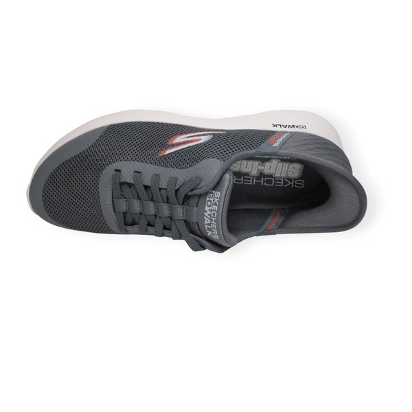 SKECHERS 216234 WW GRY GO WALK FLEX SLIP IN