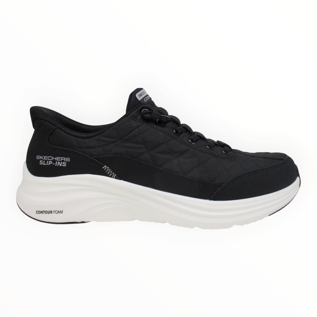 SKECHERS 232619 BKW CONTOUR FOAM COZY FIT