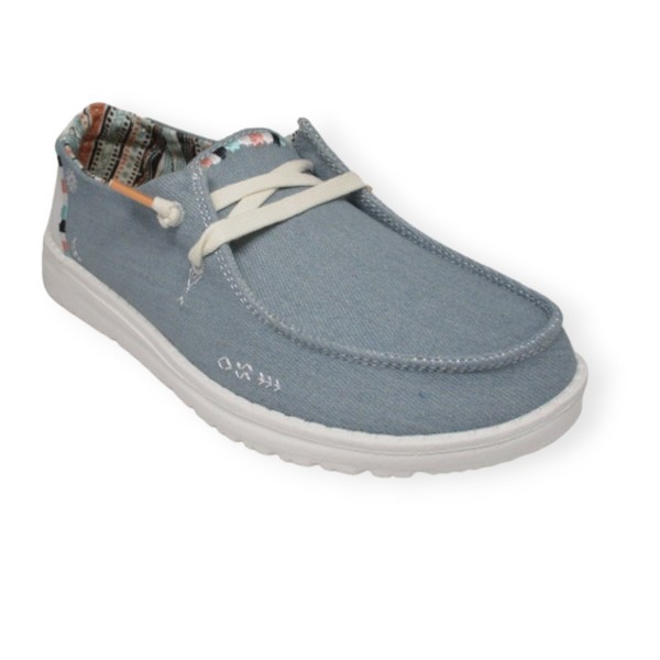 HEY DUDE WENDY BOHO LIGHT DENIM