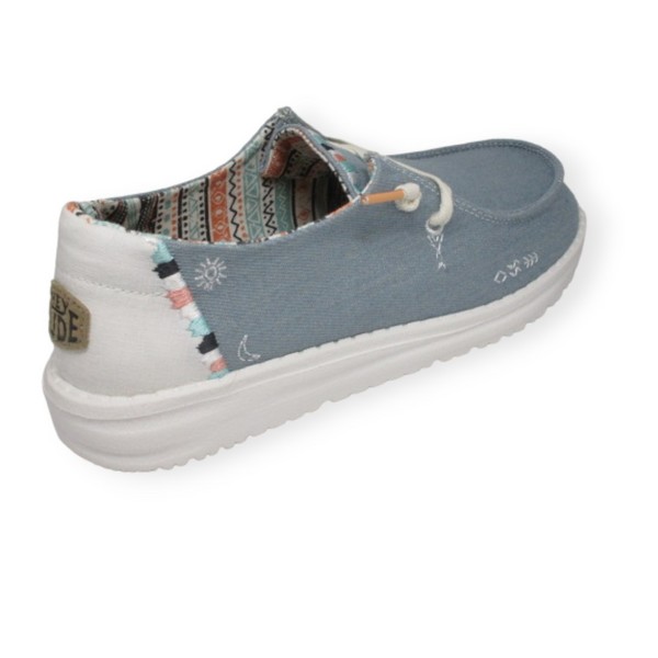 HEY DUDE WENDY BOHO LIGHT DENIM