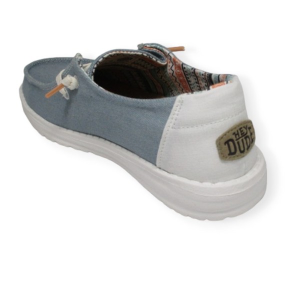 HEY DUDE WENDY BOHO LIGHT DENIM
