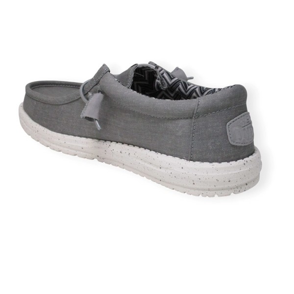 HEY DUDE WALLY CANVAS GREY