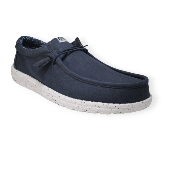 HEY DUDE WALLY CANVAS NAVY