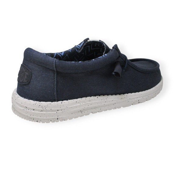 HEY DUDE WALLY CANVAS NAVY
