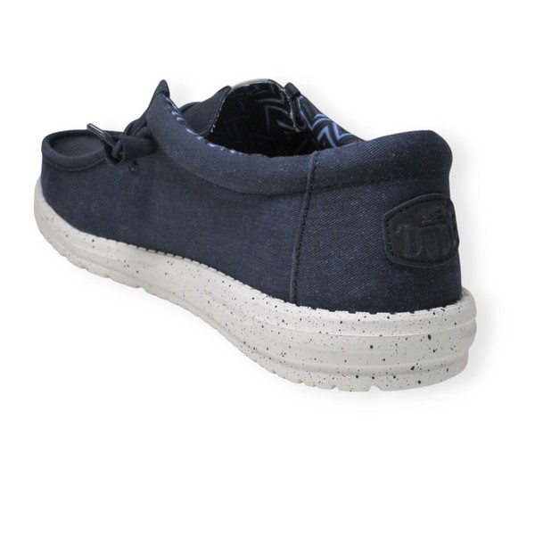HEY DUDE WALLY CANVAS NAVY