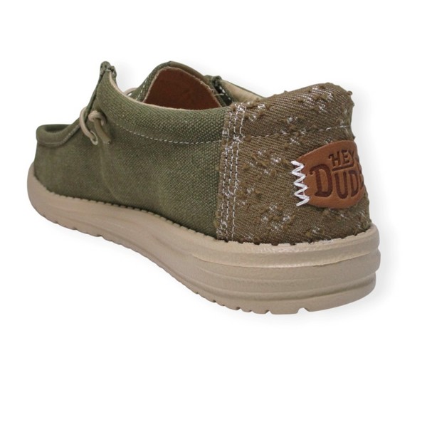 HEY DUDE WALLY WORK DUSKY GREEN