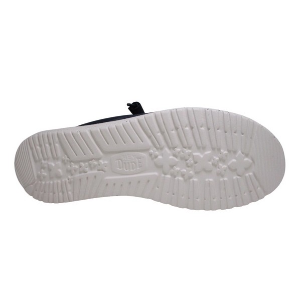 HEY DUDE WALLY STRETCH CANVAS NAVY 6