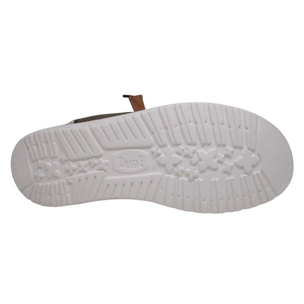 HEY DUDE WALLY CRAFTED LINEN TIMBER 6
