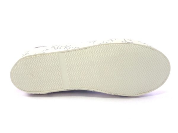 KICKERS GODY WHITE RED. 6