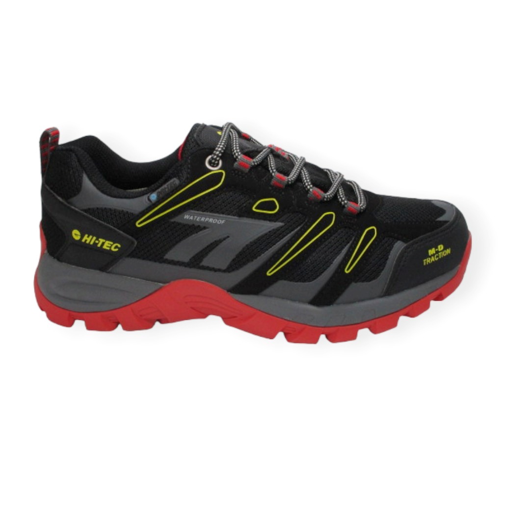 HI-TEC MUFLON LOW WP BLACK MOLTEN WATERPROOF
