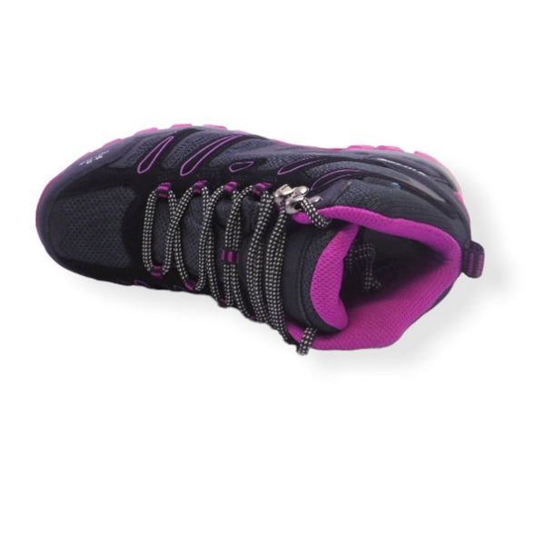 HI-TEC MUFLON HI WOMEN BLACK PURPLE WATERPROOF