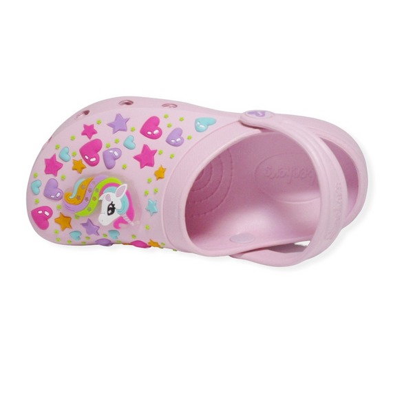 SKECHERS 308016L PNK FOAMIES HEART CHAR UNICORN