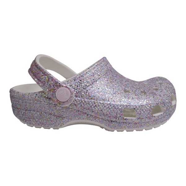 CROCS CLASSIC FANTASY GLITTER CLOG WHITE  212561