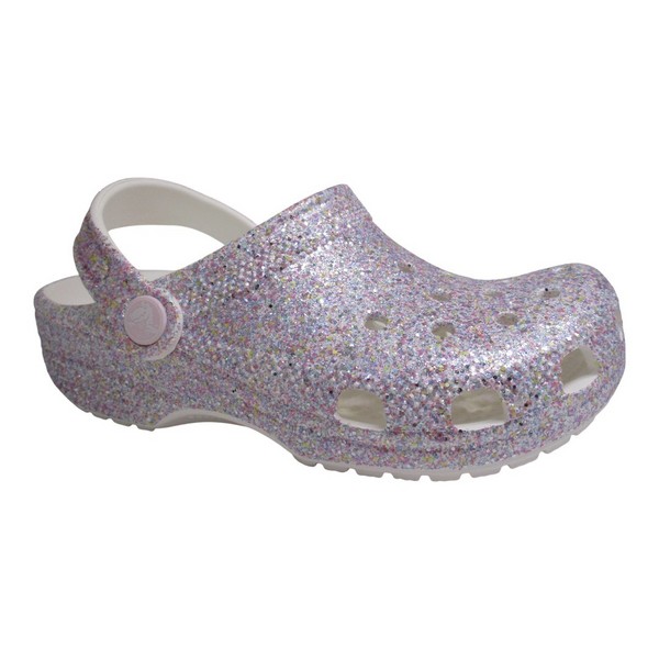 CROCS CLASSIC FANTASY GLITTER CLOG WHITE  212561