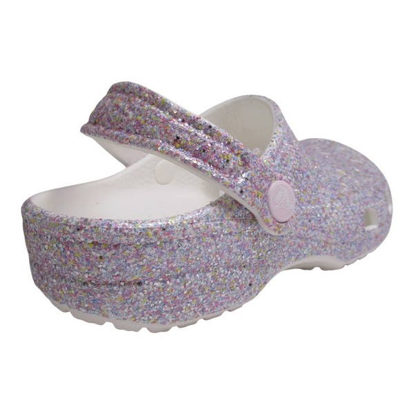 CROCS CLASSIC FANTASY GLITTER CLOG WHITE  212561