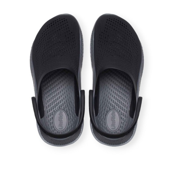 CROCS LITERIDE 360 CLOG BLACK SLATE GREY 206708.