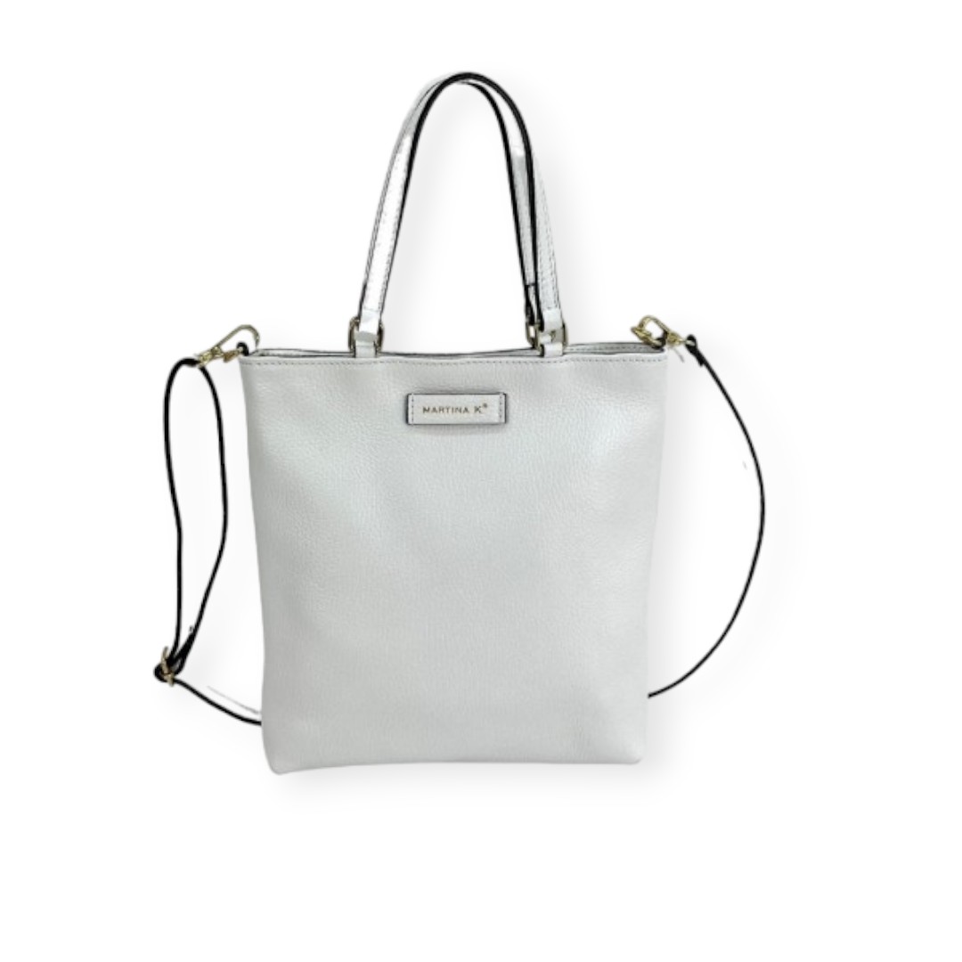 MARTINA K FB2413 BIG SHOPPING LEATHER WHITE
