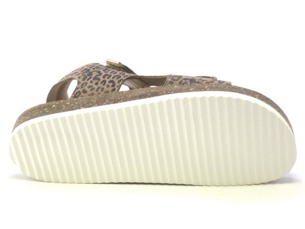 KICKERS FUNKYO BEIGE LEOPARD.