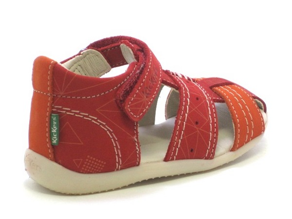KICKERS BIGBAZAR ROUGE ORANGE 786421 10