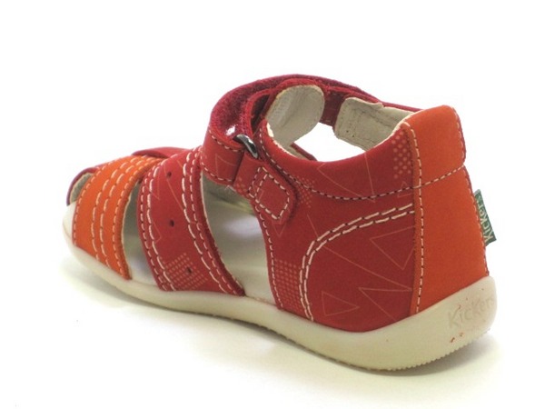 KICKERS BIGBAZAR ROUGE ORANGE 786421 10