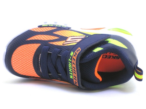 SKECHERS 400016N NVOR FLEX GLOW DEZLOM LIGHT