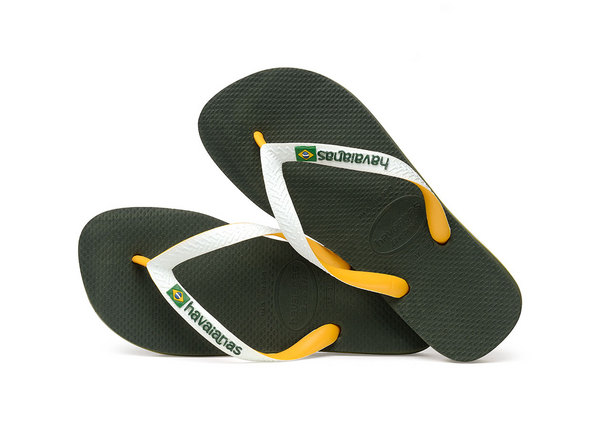 HAVAIANAS BRAZIL MIX OLIVE GREEN 4896