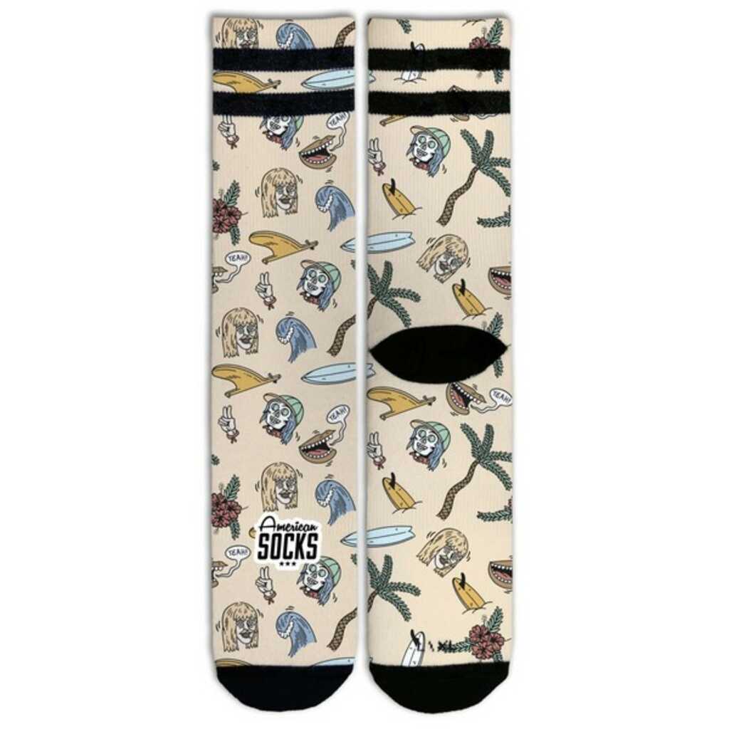 AMERICAN SOCKS AS296 THE WALL MID HIGH SIGNATURE
