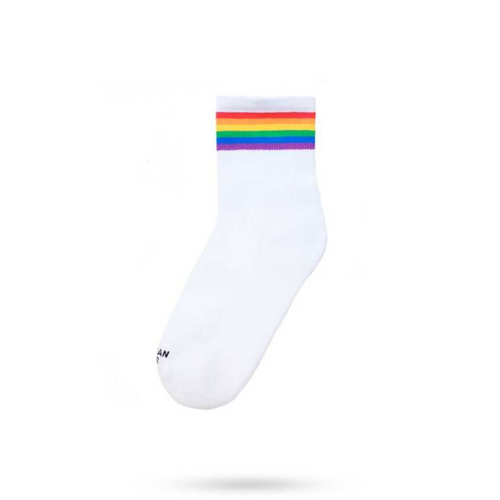 american socks ankle high rainbow pride as118