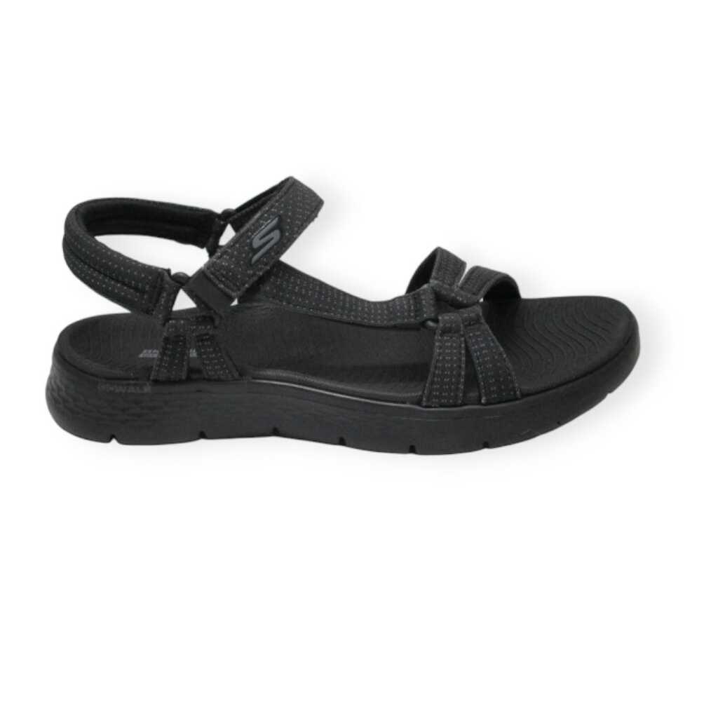 skechers 141451 bbk go walk flex sandal sublime