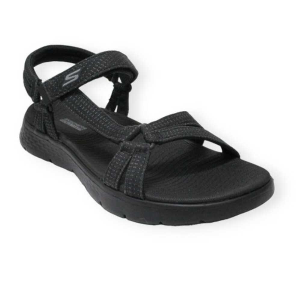 skechers 141451 bbk go walk flex sandal sublime_1