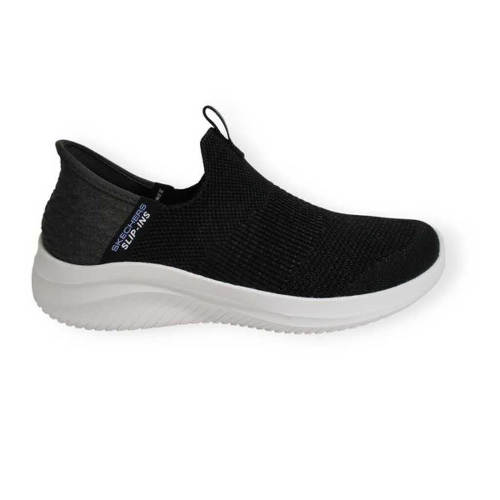 skechers 149709 blk slip in ultra flex smooth step