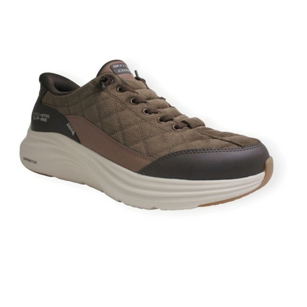 skechers 232618 brn contour foam cozy fit_1