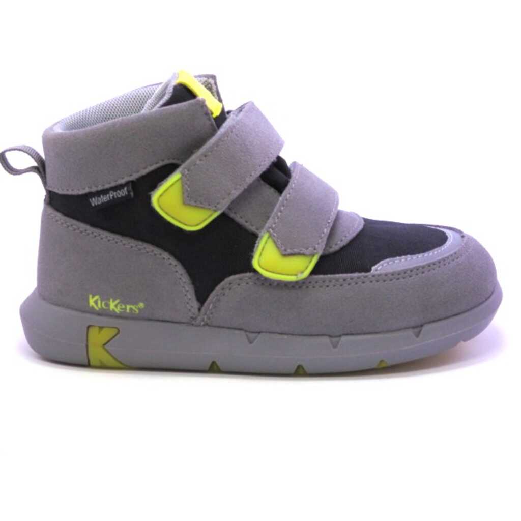 kickers 878780 grey junibo waterproof