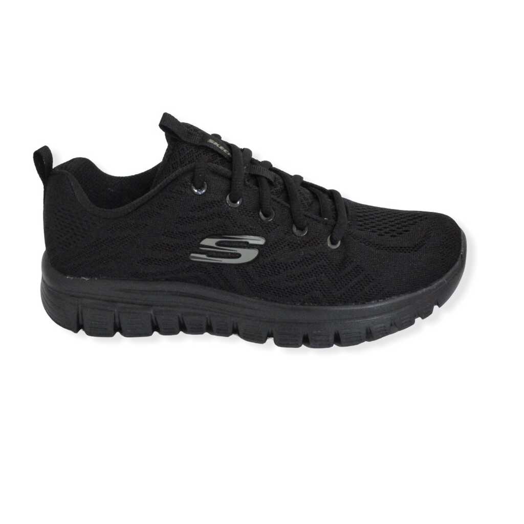 skechers 12615 bbk graceful get connected