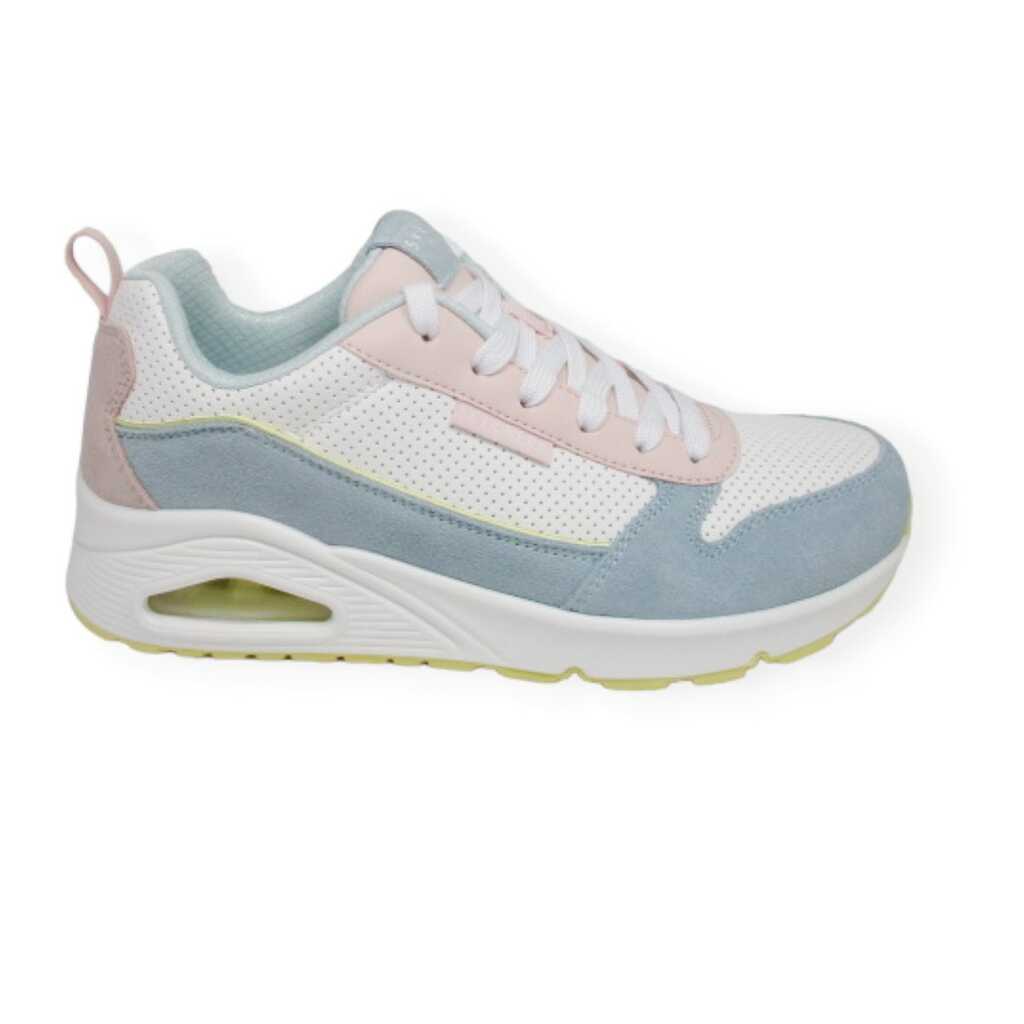 skechers 177105 lbpk uno 2 much fun.