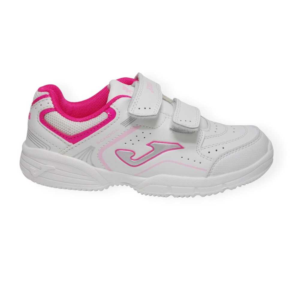 joma school 2313 white pink
