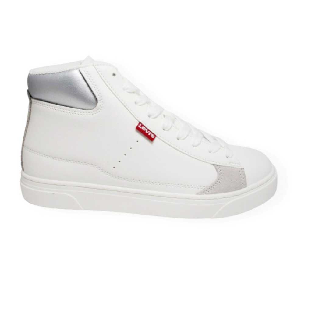 levi's bryson mid k white silver