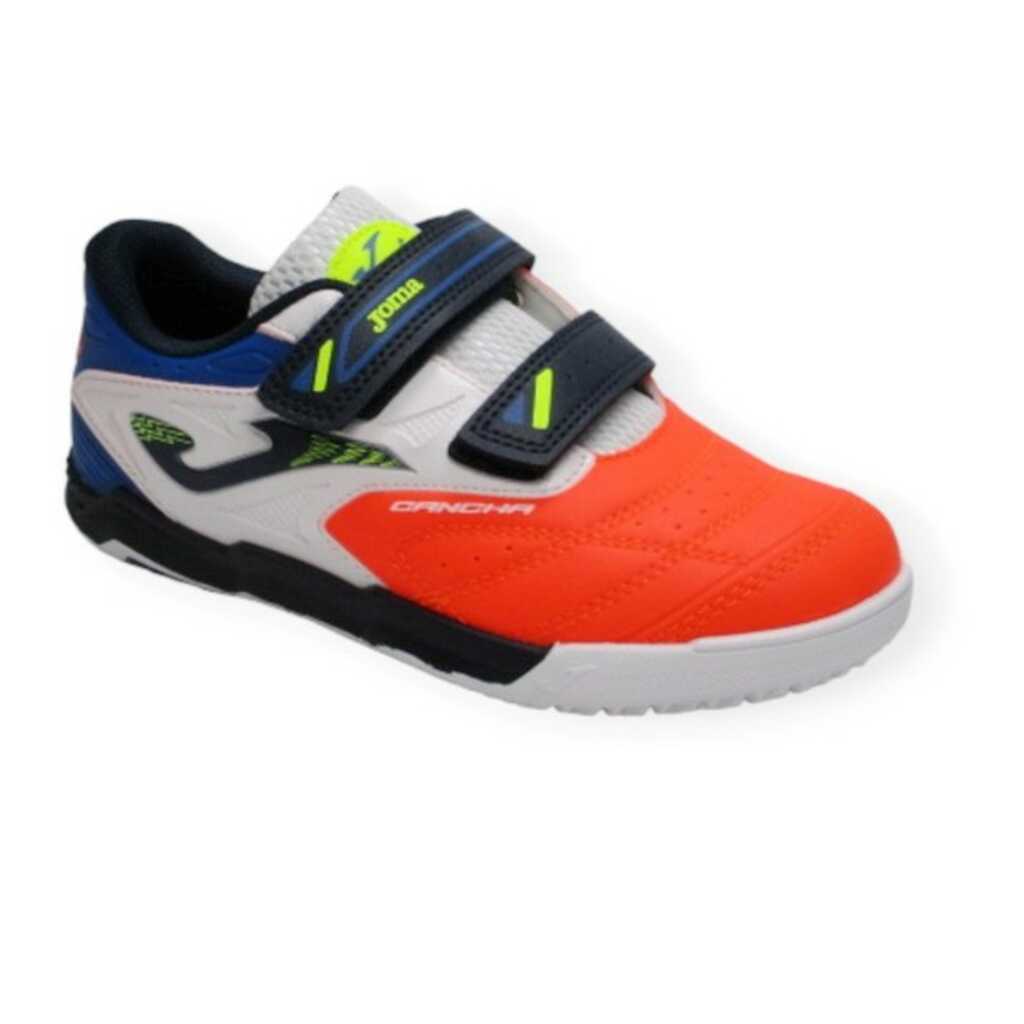 joma cancha 2408 orange velcro futsal_1