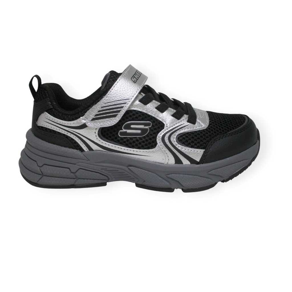 skechers 403857l slbk retro graph