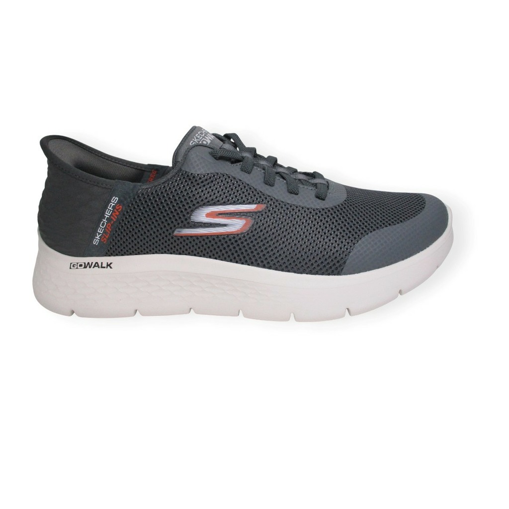 skechers 216234 ww gry go walk flex slip in