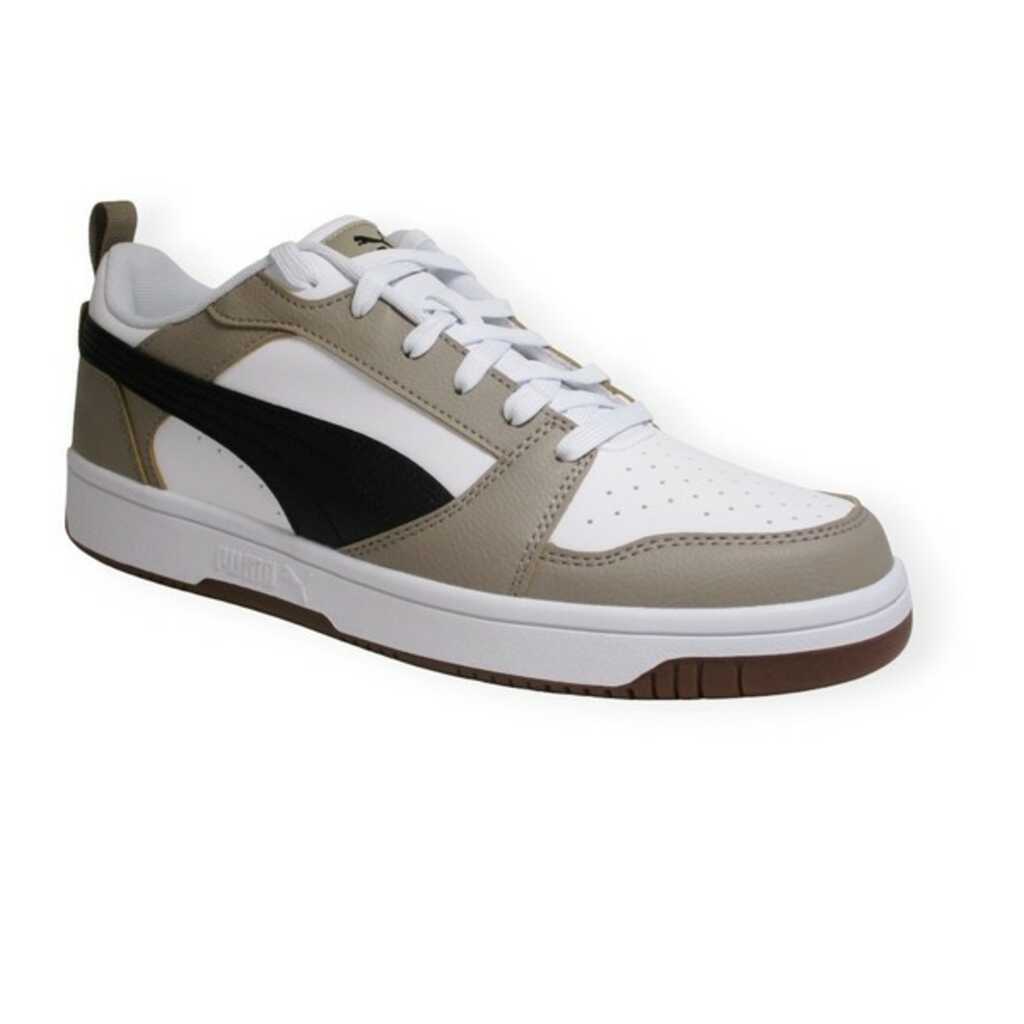puma rebound v6 m blanc negre marro 392358_1