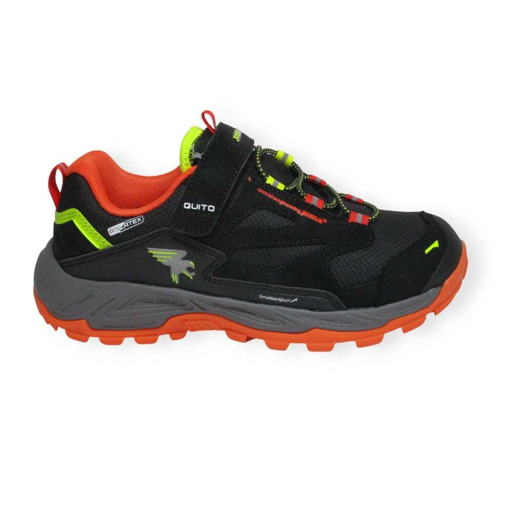 joma quito jr 2401 black trekking waterproof