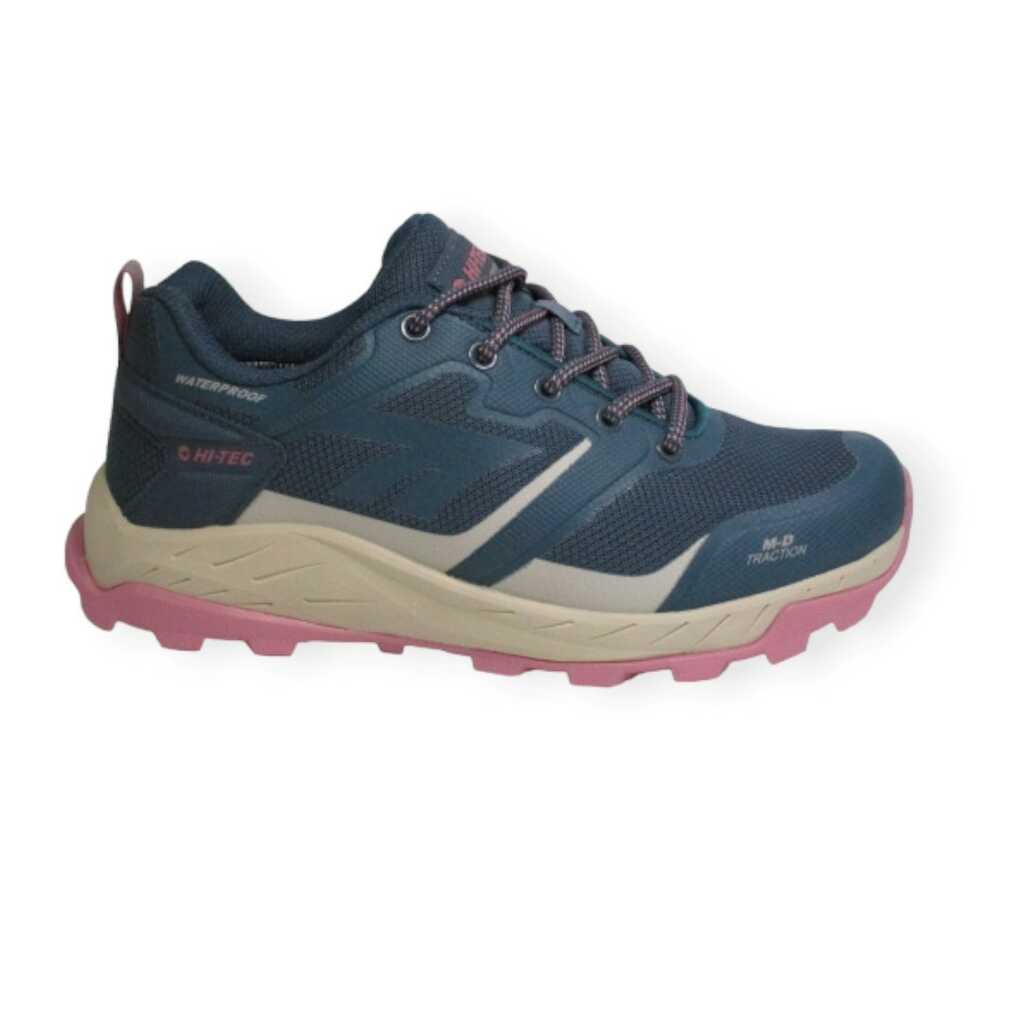 hi-tec toubkal low wp stormy blue waterproof
