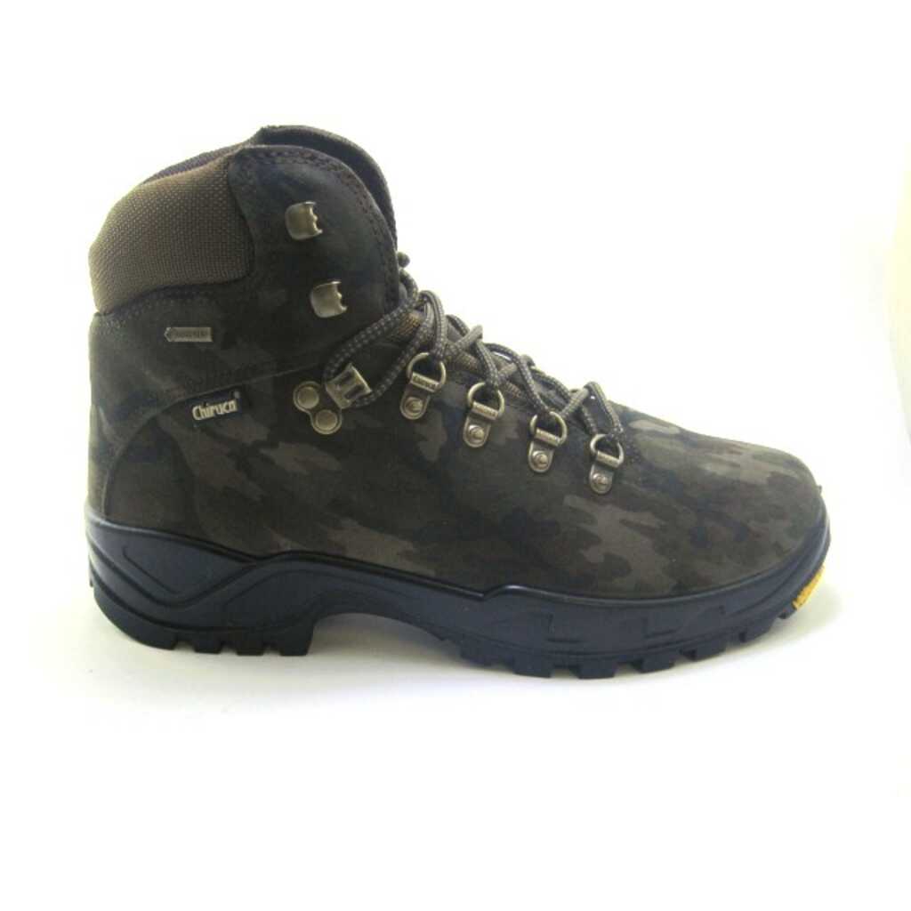 chiruca camo 21 kakhi gore tex vibram.